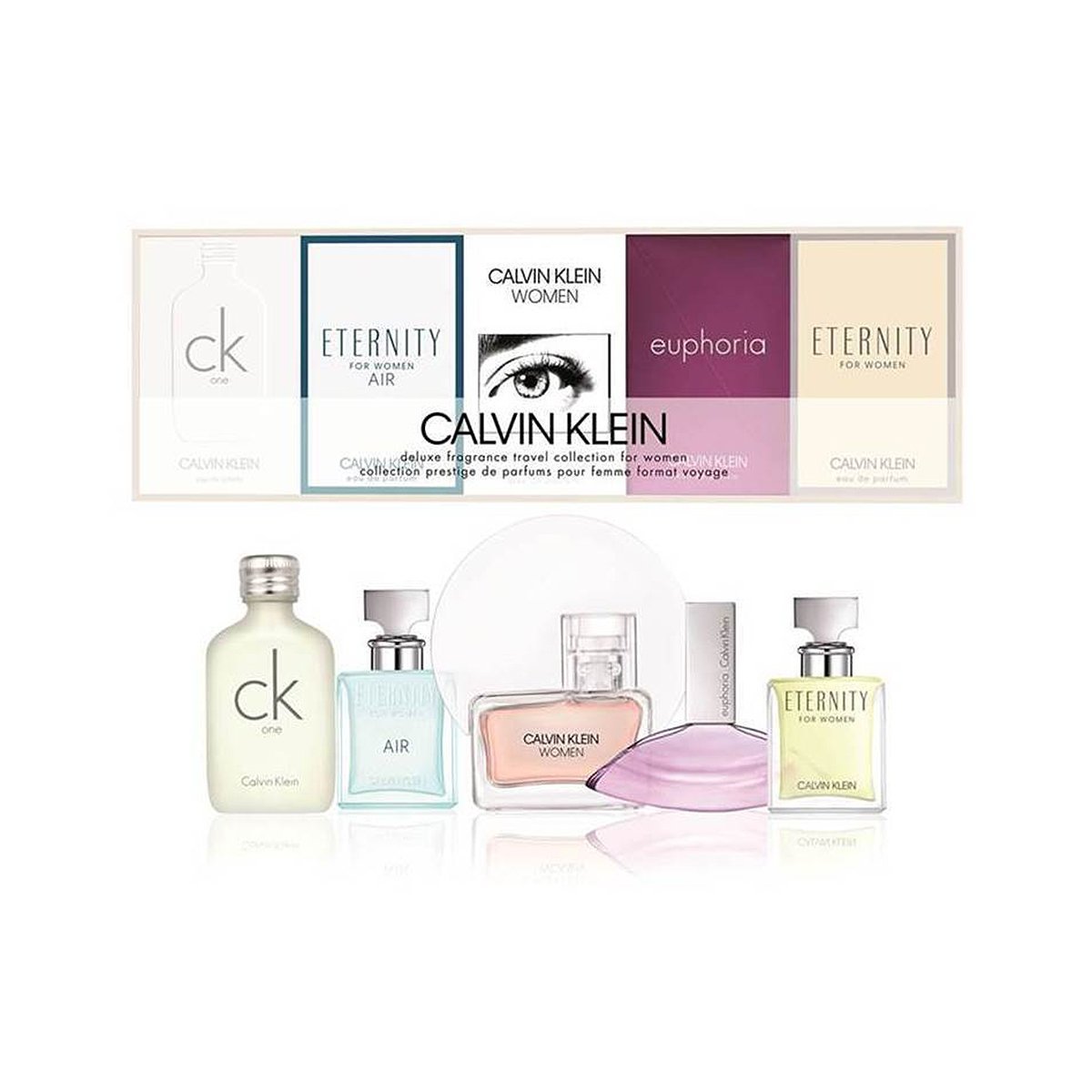 Calvin klein perfume set for her best sale