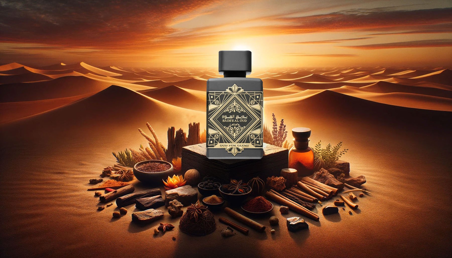 Oud For Glory Review: The Luxurious Essence of Lattafa Bade'e Al Oud - My Perfume Shop