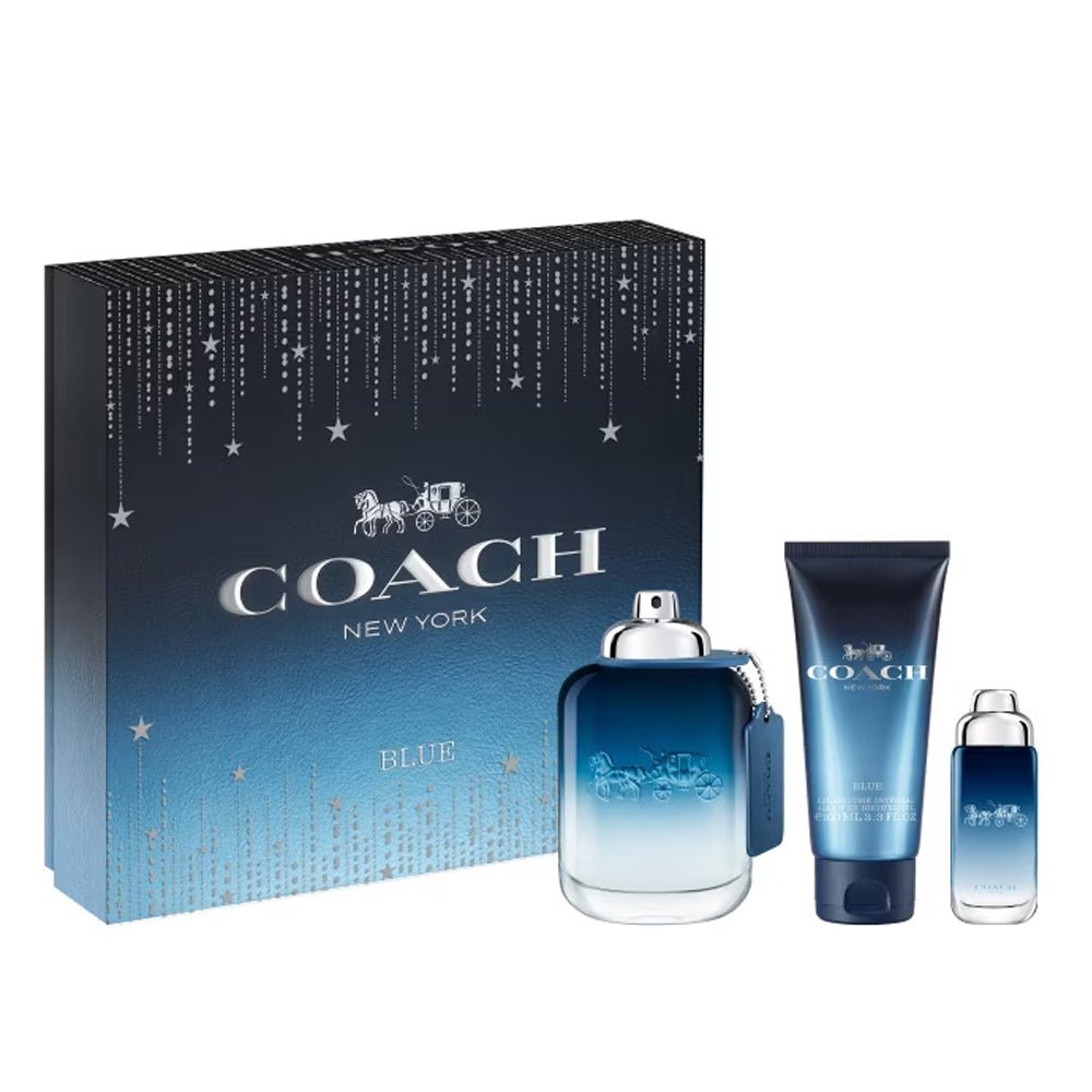 COACH New York Blue Men's EDT Set | My Perfume Shop