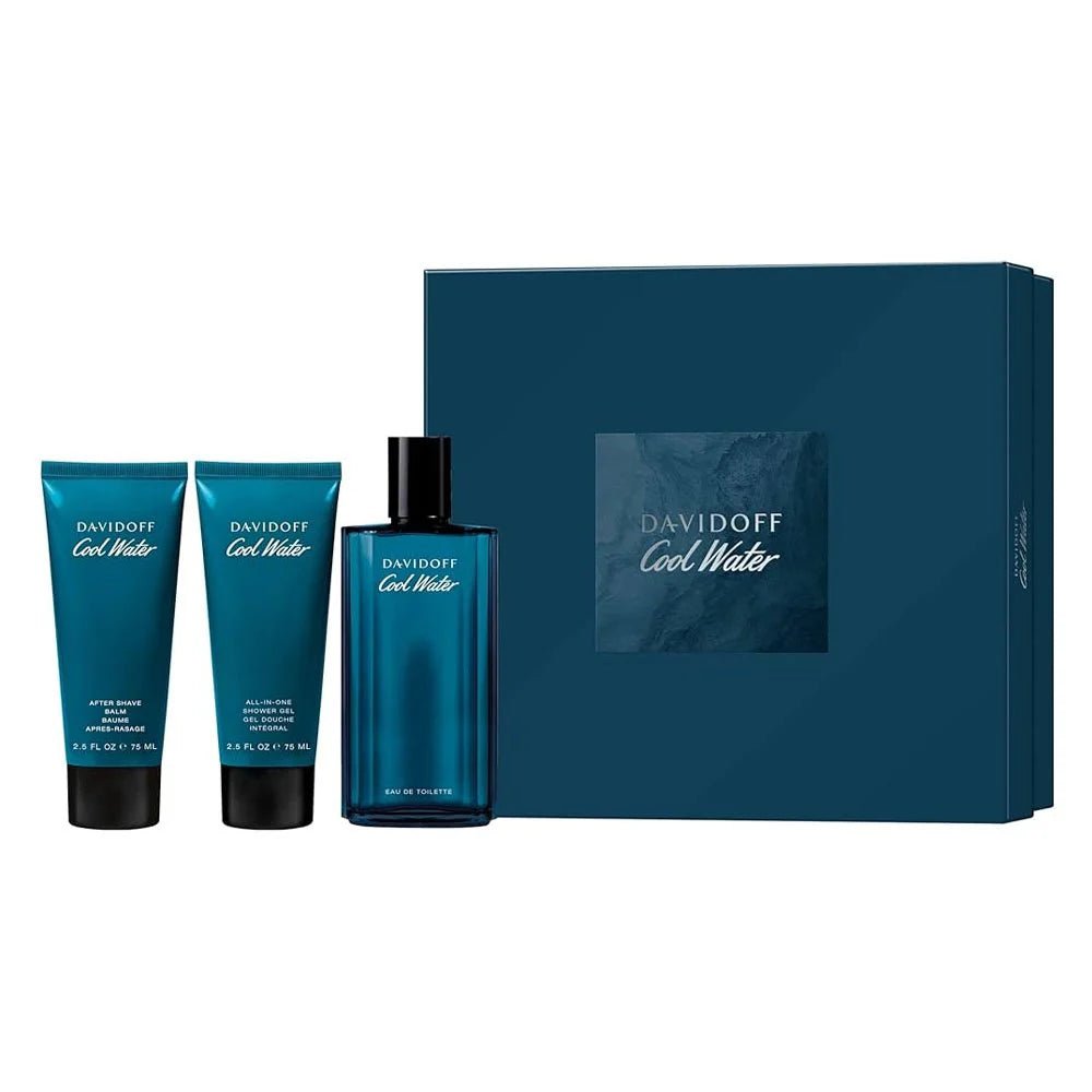 Davidoff Cool Water After Shave Balm Set for Men EDT | My Perfume Shop