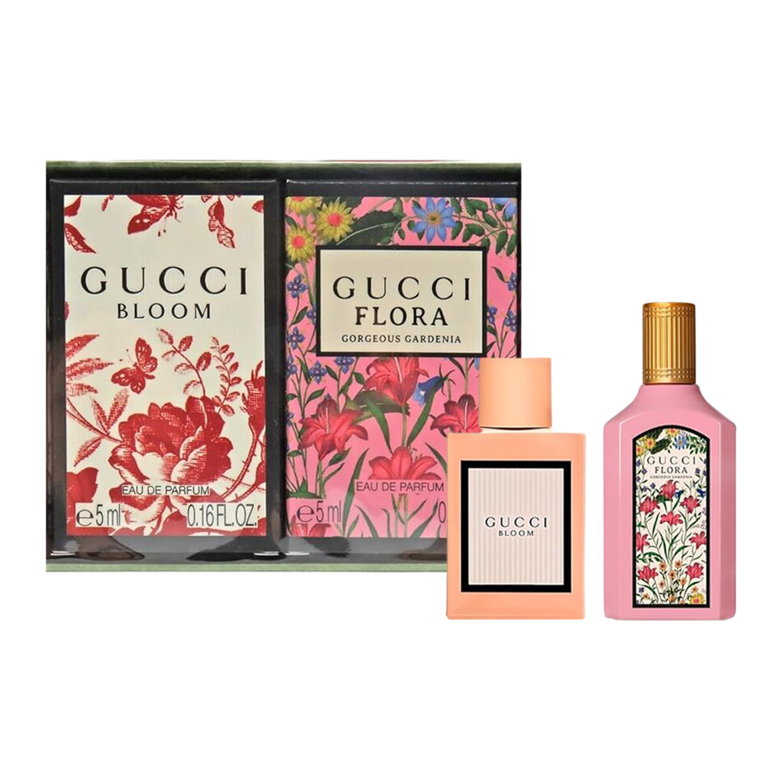 Gucci Bloom & Flora Gorgeous Gardenia EDP Mini Set for Women