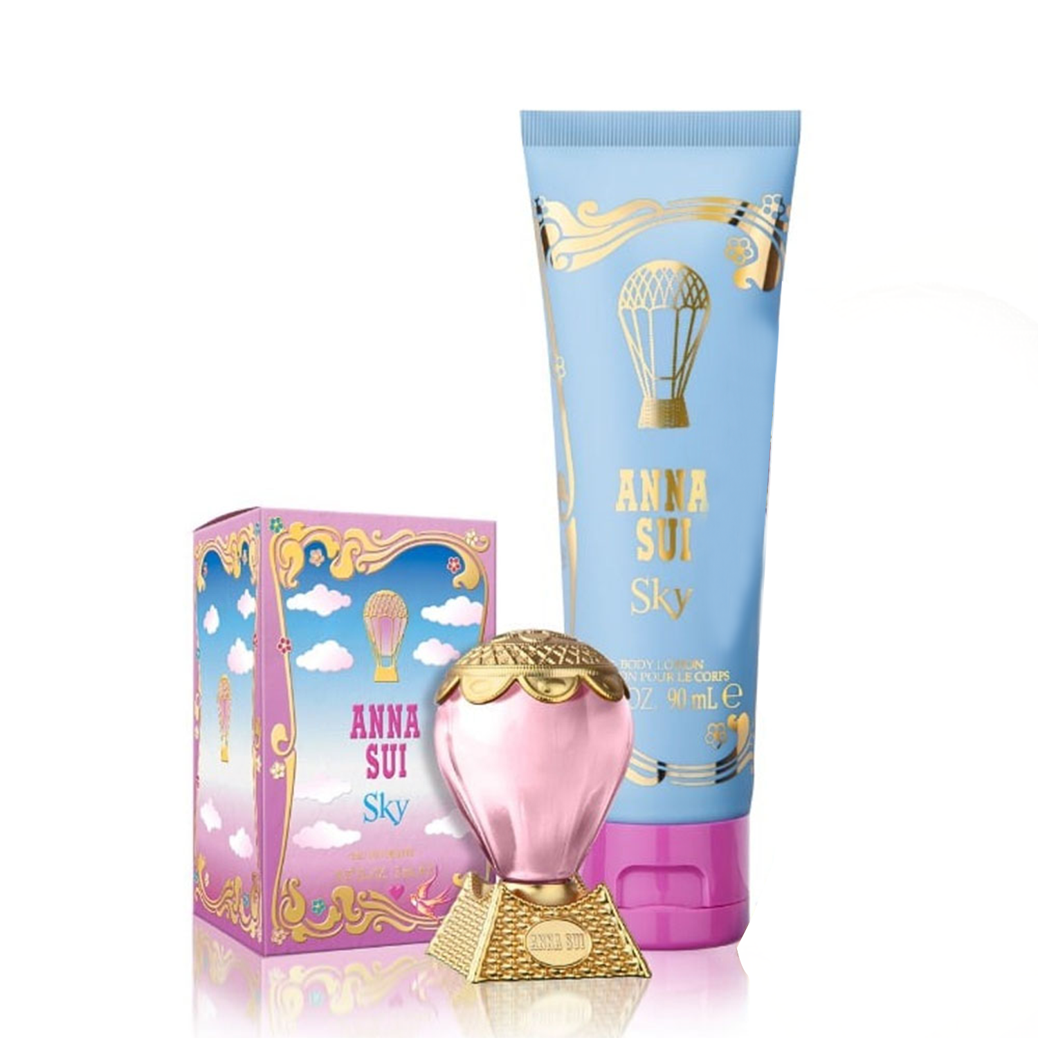 Anna Sui Sky EDT Body Lotion Set for Women