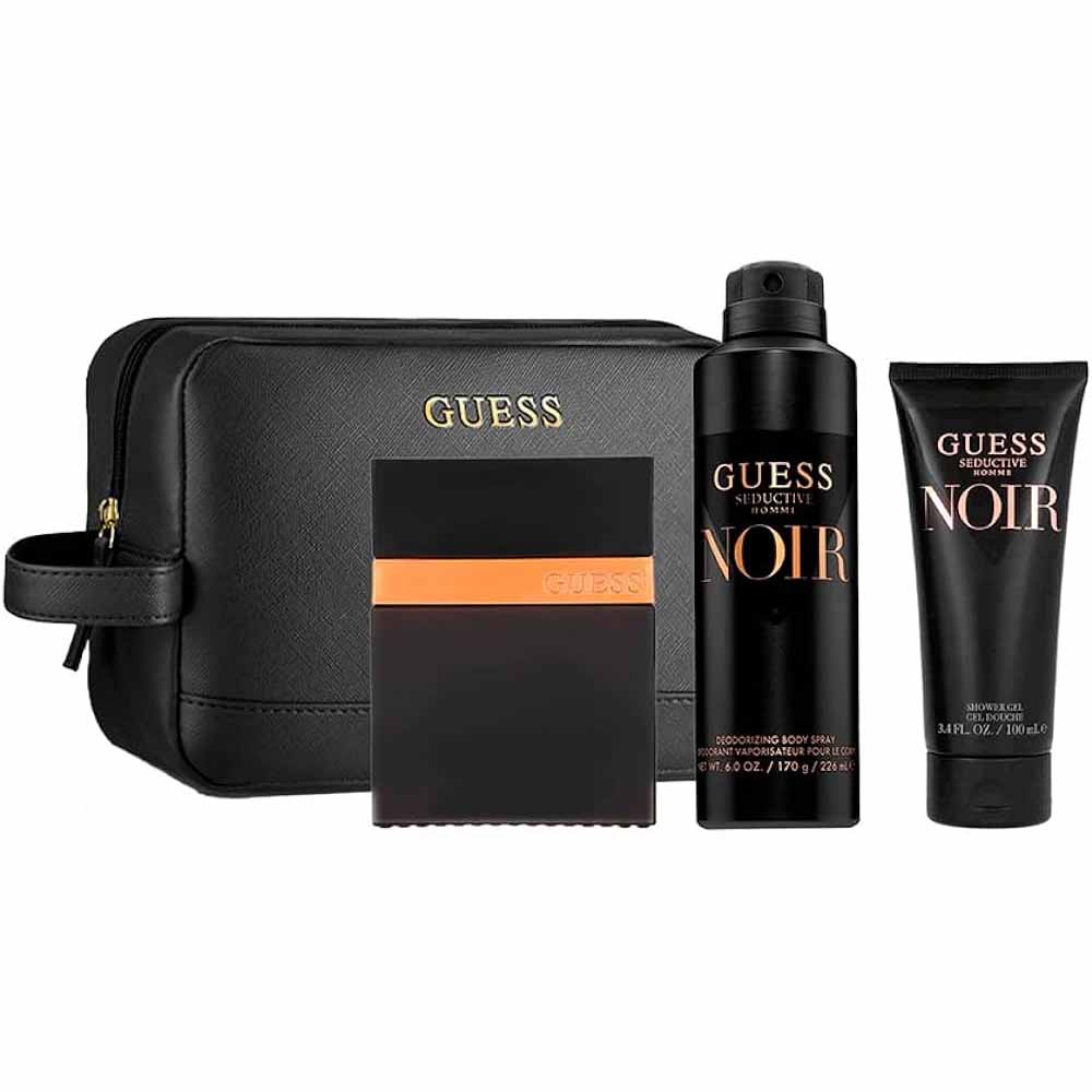 Guess Seductive Noir EDT Body Spray Gift Set | My Perfume Shop