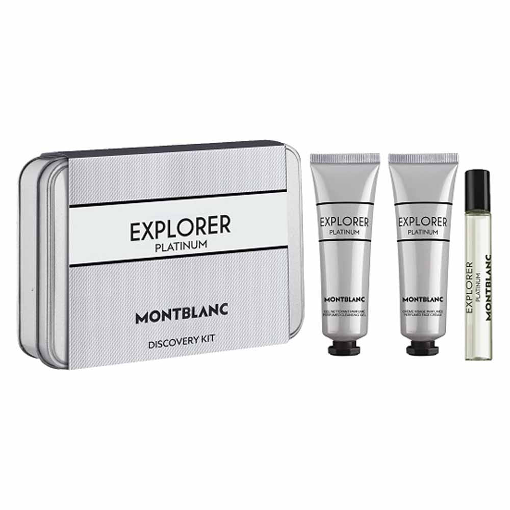 Mont Blanc Explorer Platinum EDP Grooming Set For Men | My Perfume Shop