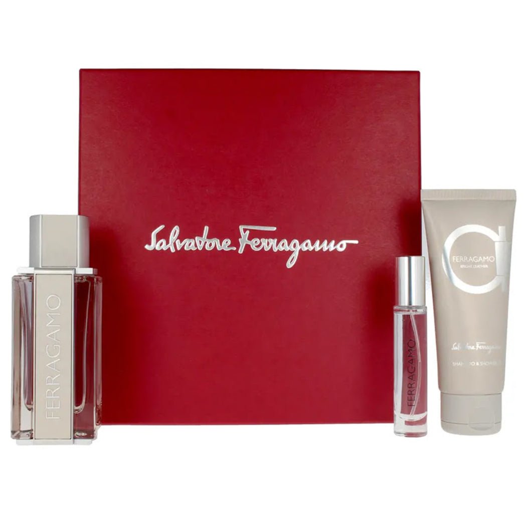 Salvatore Ferragamo Bright Leather EDT & Grooming Set | My Perfume Shop