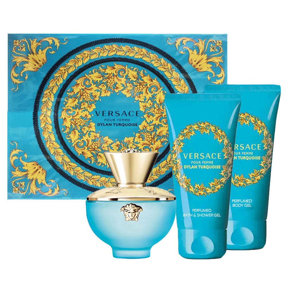 Versace Dylan Turquoise Pour Femme Body Essentials Set | My Perfume Shop