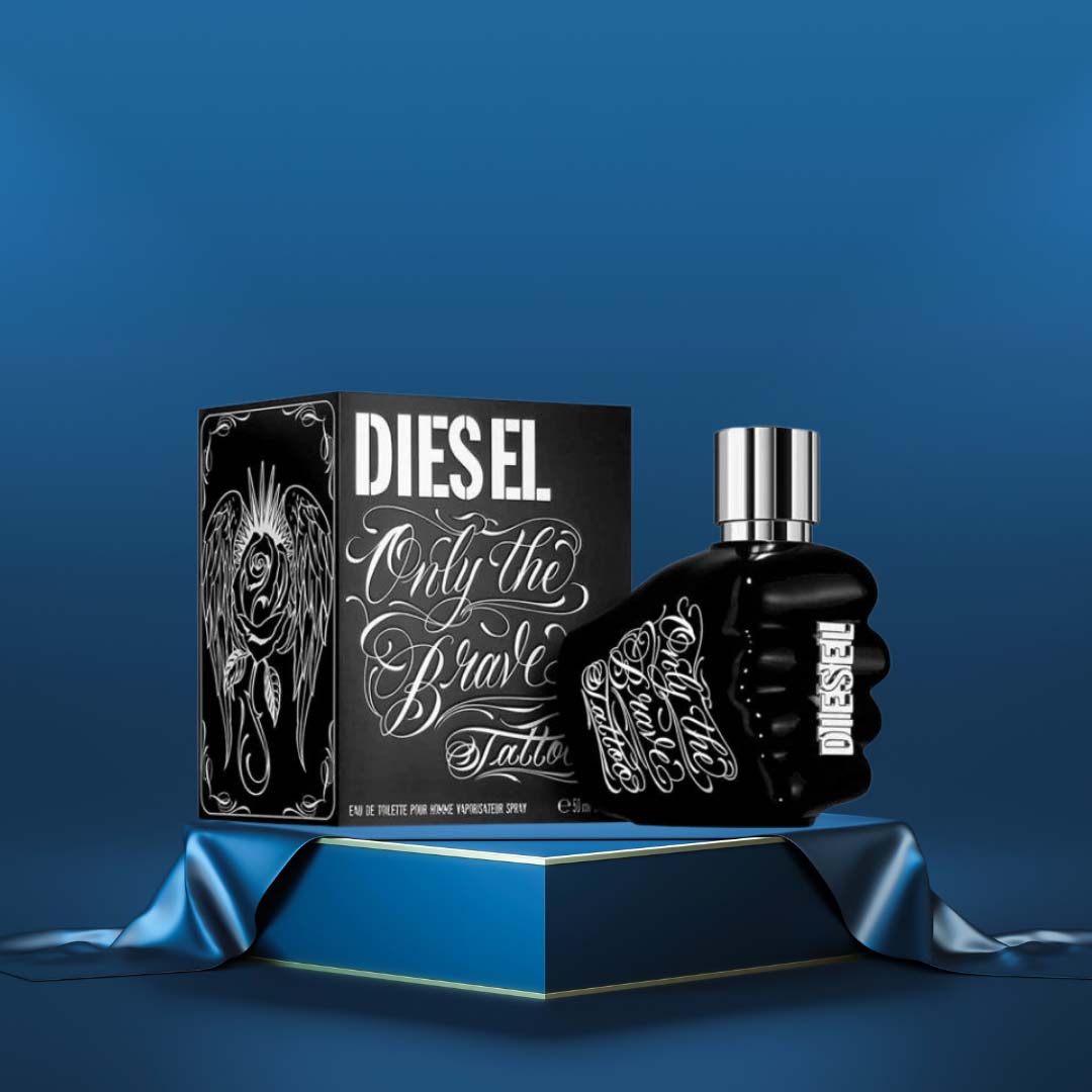diesel only the brave tattoo edt perfume cologne 216649