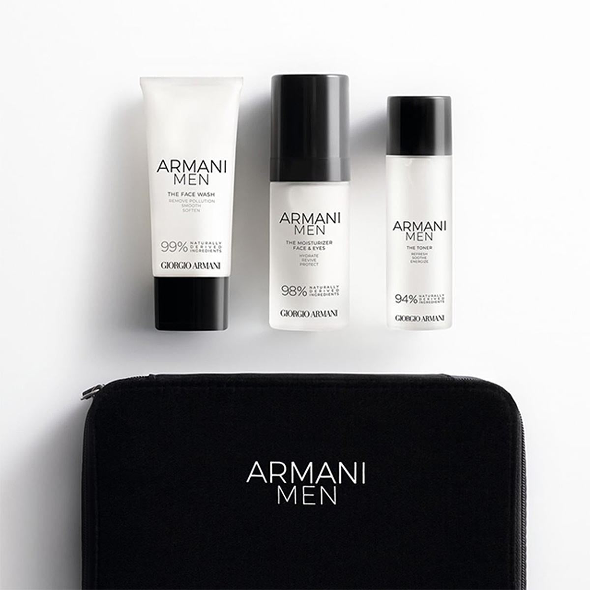 Shop Giorgio Armani Men Skincare Travel Kit in Australia