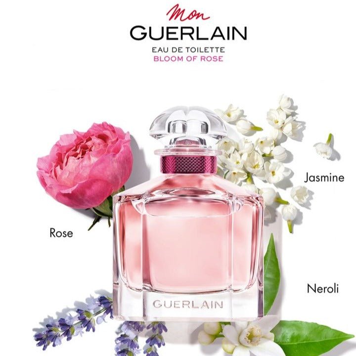 New Mon Guerlain Bloom of Rose EDT Perfume 1.6 oz + Travel - 2 Piece Gift factory Set