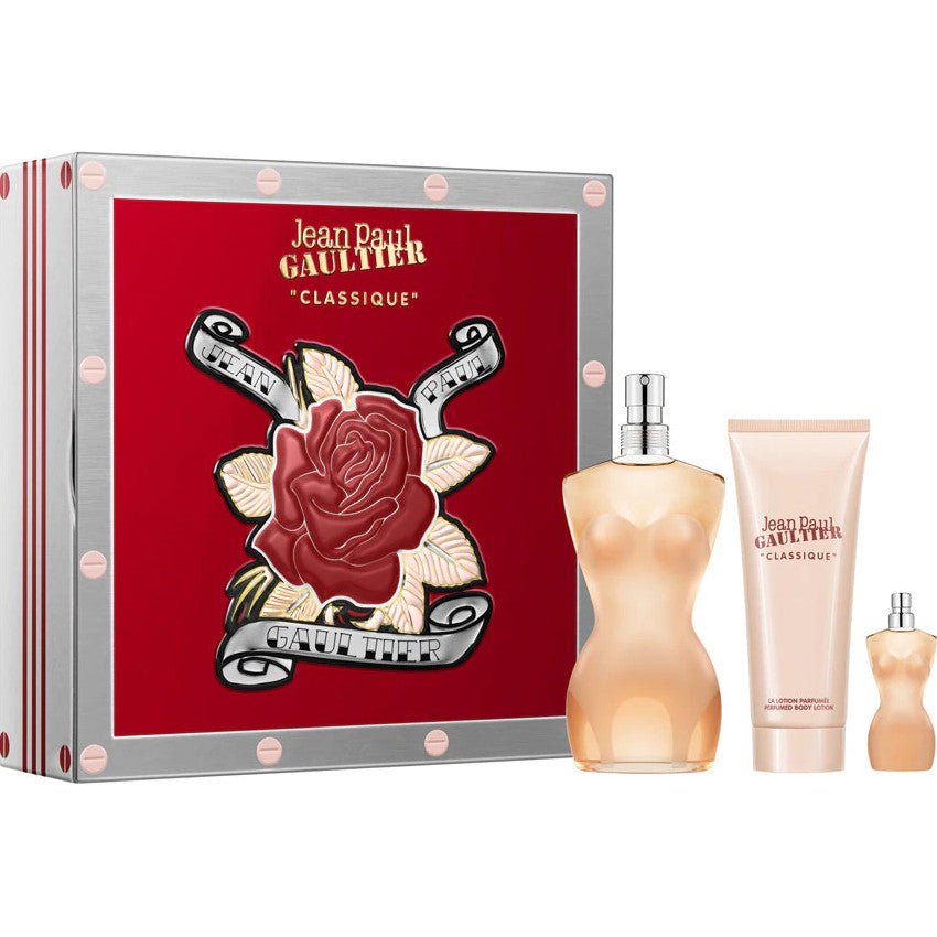 Jean Paul Gaultier Classique EDT Travel & Body Lotion Set | My Perfume Shop Australia