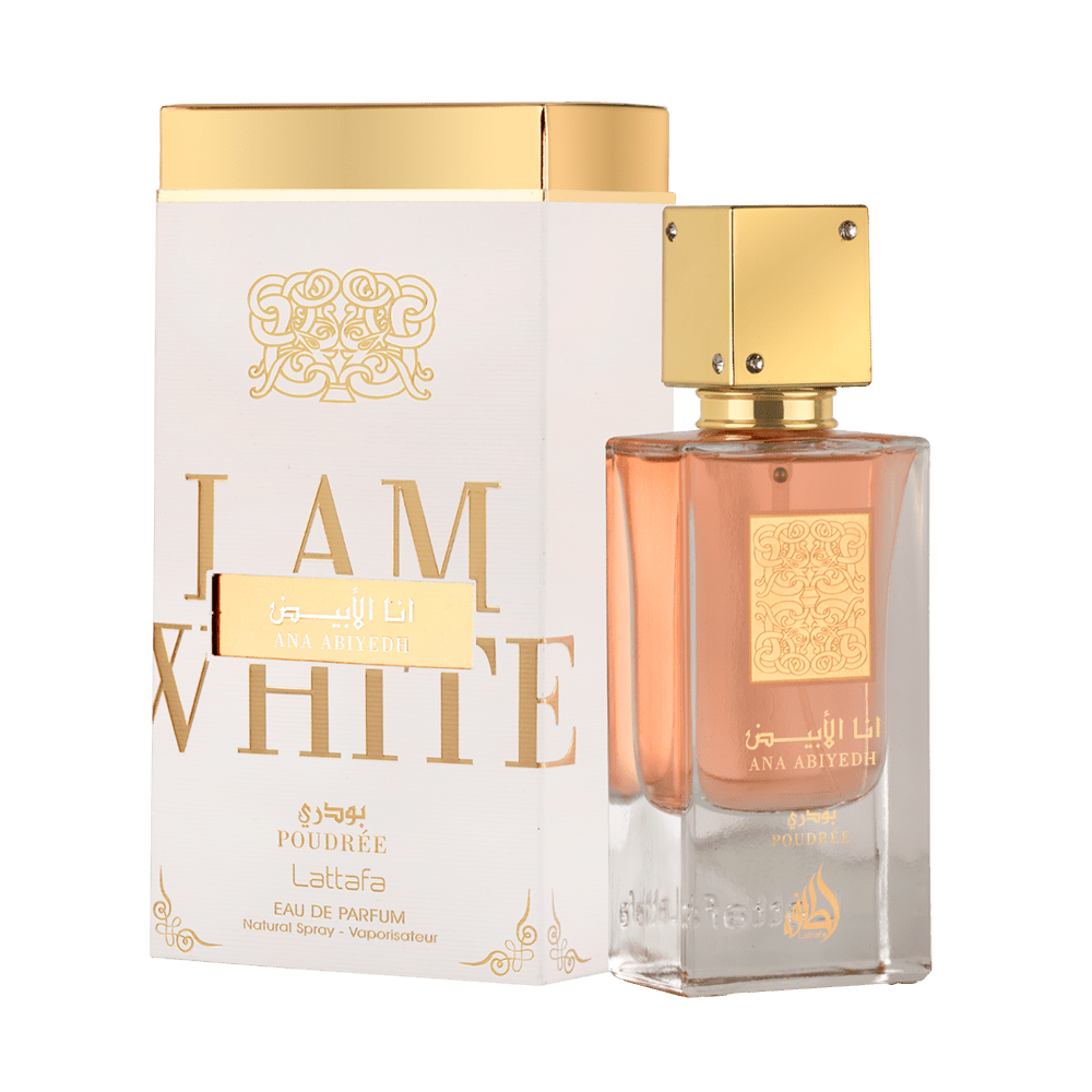 Lattafa Ana Abiyedh I Am White Poudree EDP | My Perfume Shop